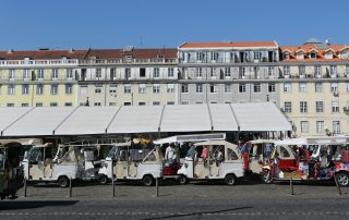 A line of TukTuks